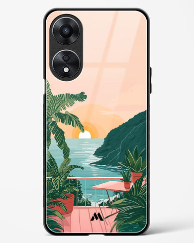 Coastal Calm Glass Case Phone Cover (Oppo)