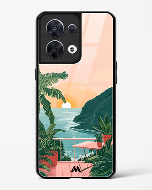 Coastal Calm Glass Case Phone Cover (Oppo)
