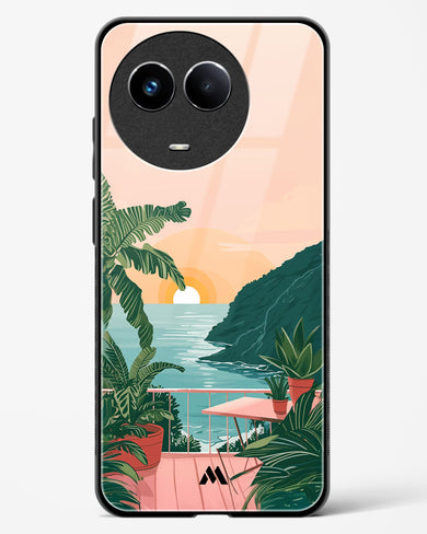 Coastal Calm Glass Case Phone Cover (Realme)