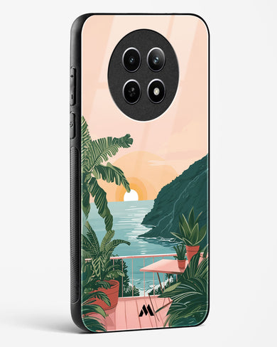 Coastal Calm Glass Case Phone Cover (Realme)