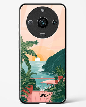 Coastal Calm Glass Case Phone Cover (Realme)