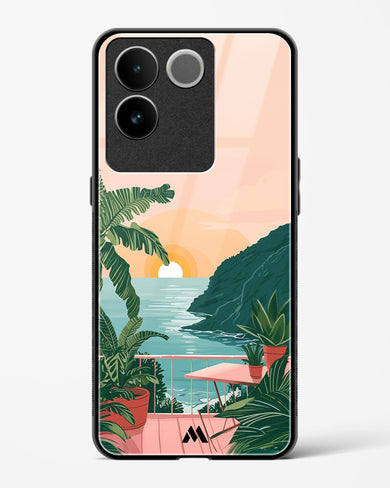 Coastal Calm Glass Case Phone Cover (Vivo)