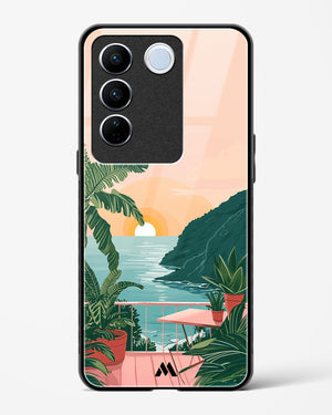 Coastal Calm Glass Case Phone Cover (Vivo)