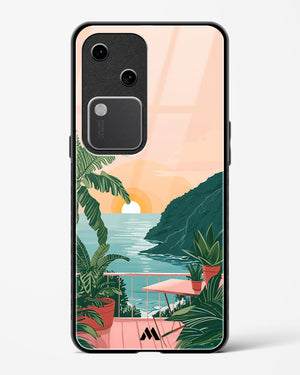 Coastal Calm Glass Case Phone Cover (Vivo)