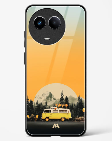 Golden Hour Getaway Glass Case Phone Cover (Realme)