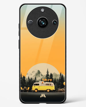 Golden Hour Getaway Glass Case Phone Cover (Realme)