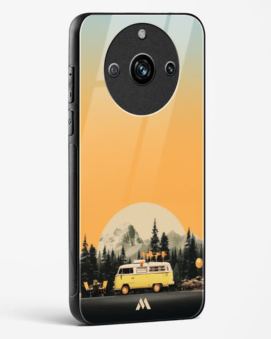 Golden Hour Getaway Glass Case Phone Cover (Realme)
