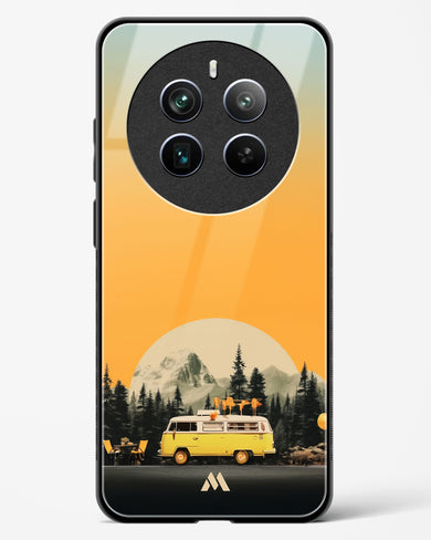 Golden Hour Getaway Glass Case Phone Cover (Realme)