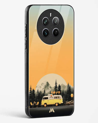 Golden Hour Getaway Glass Case Phone Cover (Realme)
