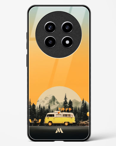 Golden Hour Getaway Glass Case Phone Cover (Realme)