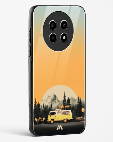 Golden Hour Getaway Glass Case Phone Cover (Realme)