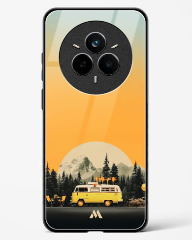 Golden Hour Getaway Glass Case Phone Cover (Realme)