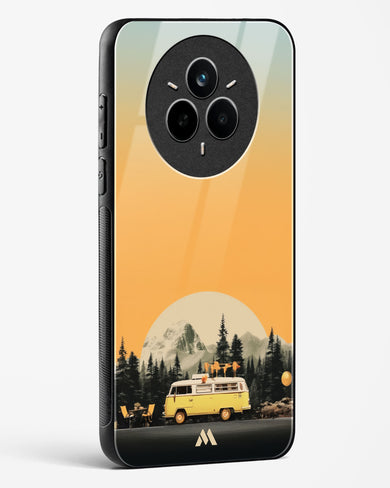 Golden Hour Getaway Glass Case Phone Cover (Realme)