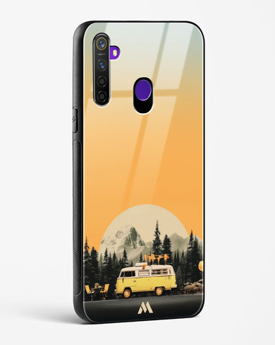 Golden Hour Getaway Glass Case Phone Cover (Realme)