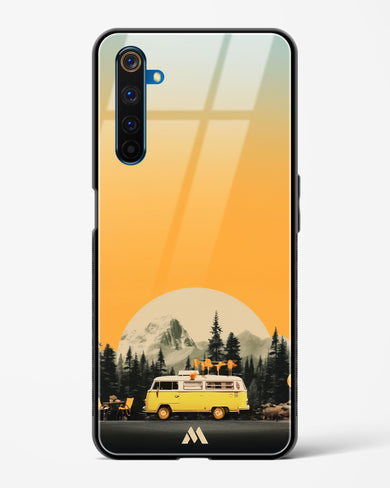 Golden Hour Getaway Glass Case Phone Cover (Realme)