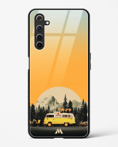 Golden Hour Getaway Glass Case Phone Cover (Realme)