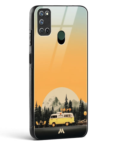Golden Hour Getaway Glass Case Phone Cover (Realme)