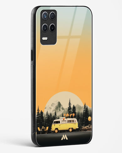 Golden Hour Getaway Glass Case Phone Cover (Realme)