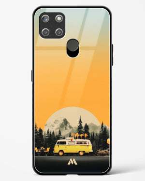 Golden Hour Getaway Glass Case Phone Cover (Realme)
