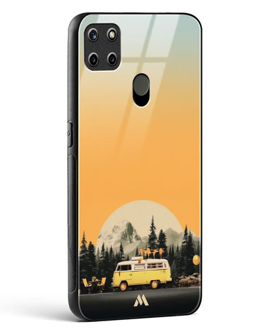 Golden Hour Getaway Glass Case Phone Cover (Realme)