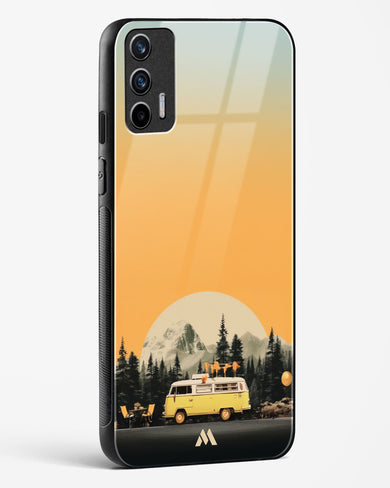 Golden Hour Getaway Glass Case Phone Cover (Realme)