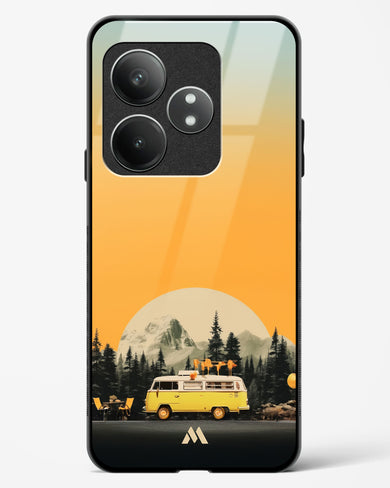 Golden Hour Getaway Glass Case Phone Cover (Realme)