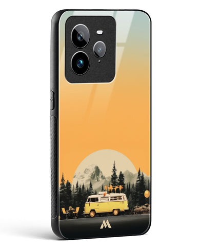 Golden Hour Getaway Glass Case Phone Cover (Realme)