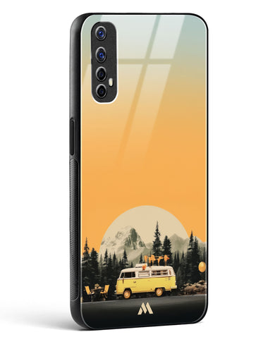 Golden Hour Getaway Glass Case Phone Cover (Realme)