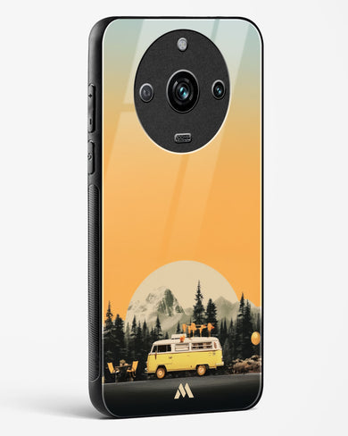 Golden Hour Getaway Glass Case Phone Cover (Realme)