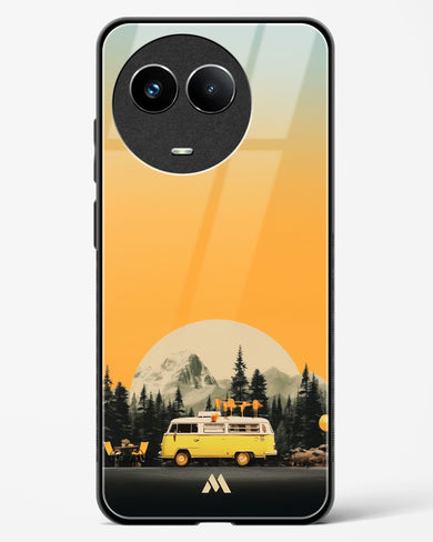 Golden Hour Getaway Glass Case Phone Cover (Realme)