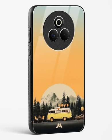 Golden Hour Getaway Glass Case Phone Cover (Realme)