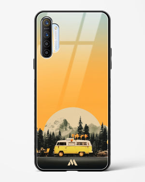 Golden Hour Getaway Glass Case Phone Cover (Realme)