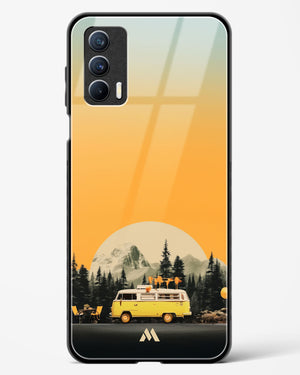 Golden Hour Getaway Glass Case Phone Cover (Realme)