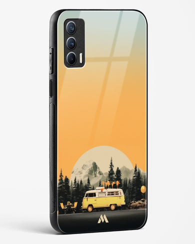 Golden Hour Getaway Glass Case Phone Cover (Realme)