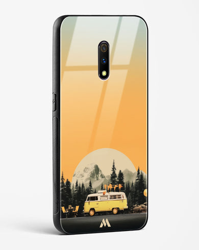 Golden Hour Getaway Glass Case Phone Cover (Realme)