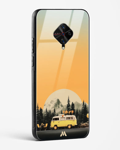 Golden Hour Getaway Glass Case Phone Cover (Vivo)