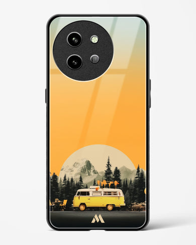 Golden Hour Getaway Glass Case Phone Cover (Vivo)