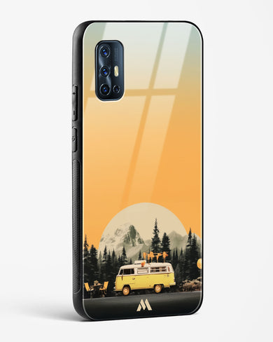 Golden Hour Getaway Glass Case Phone Cover (Vivo)