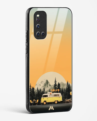 Golden Hour Getaway Glass Case Phone Cover (Vivo)