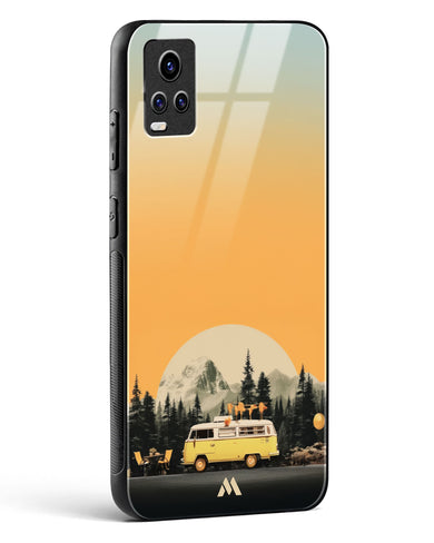 Golden Hour Getaway Glass Case Phone Cover (Vivo)