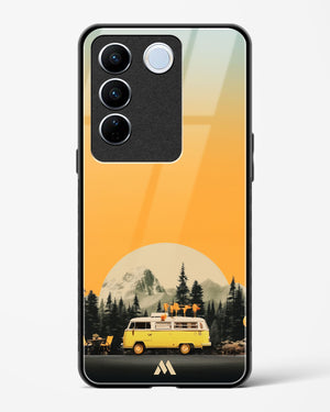Golden Hour Getaway Glass Case Phone Cover (Vivo)