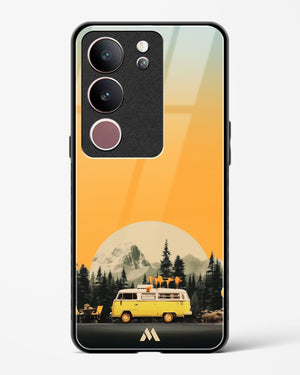 Golden Hour Getaway Glass Case Phone Cover (Vivo)