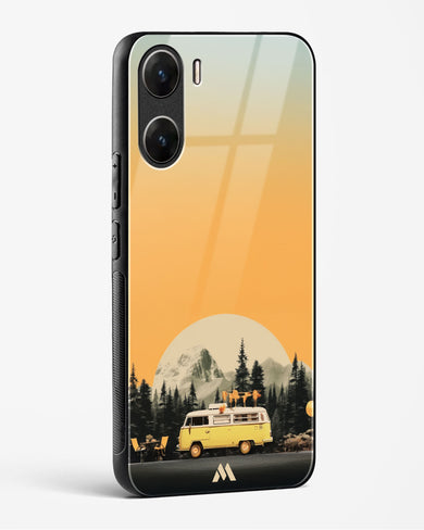Golden Hour Getaway Glass Case Phone Cover (Vivo)