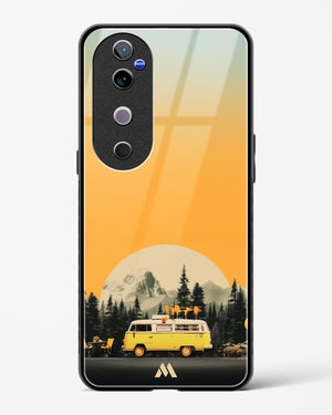 Golden Hour Getaway Glass Case Phone Cover (Vivo)