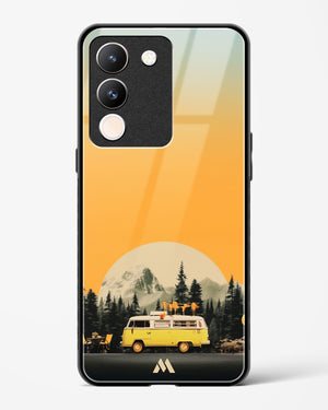 Golden Hour Getaway Glass Case Phone Cover (Vivo)