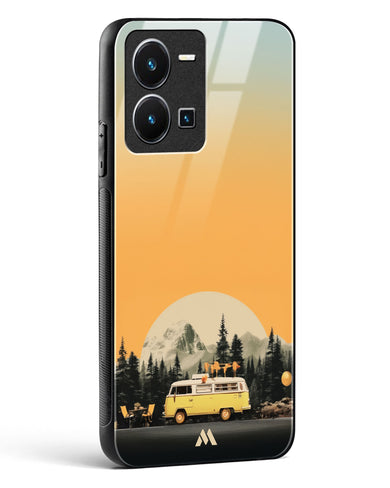 Golden Hour Getaway Glass Case Phone Cover (Vivo)