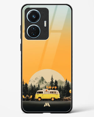 Golden Hour Getaway Glass Case Phone Cover (Vivo)