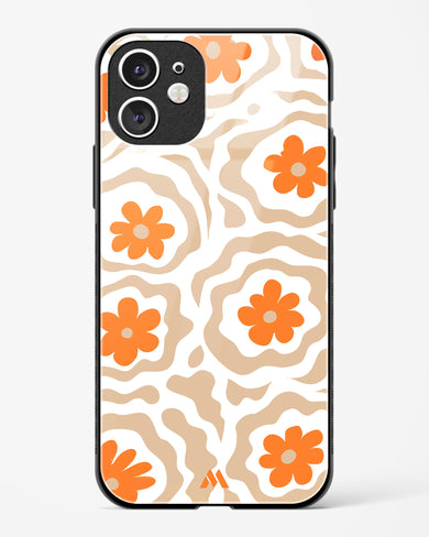 Retro Bloom Glass Case Phone Cover (Apple)