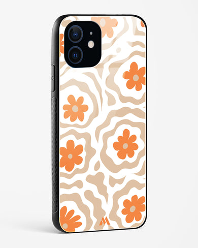 Retro Bloom Glass Case Phone Cover (Apple)
