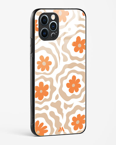 Retro Bloom Glass Case Phone Cover (Apple)